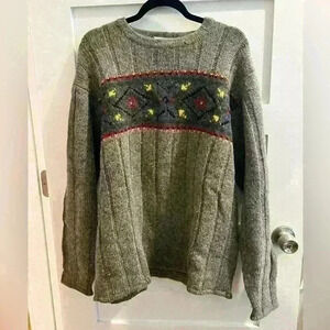 Eddie Bauer men’s Wool sweater size L